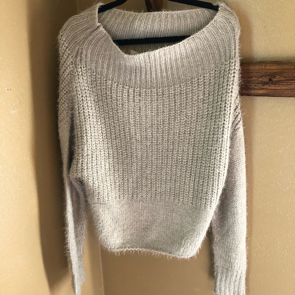 Off the shoulder sweater